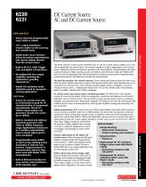 Model 6220 DC Current Source and Model 6221 AC and DC Current Source