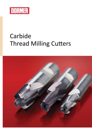 Thread milling cutters