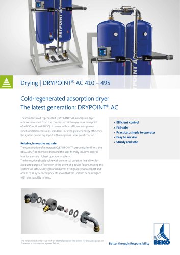 Adsorption Dryer DRYPOINT AC 410 - 495