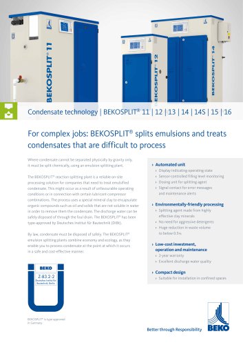 Emulsion splitter BEKOSPLIT