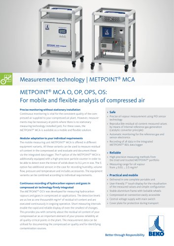 Mobile compressed air analysis with METPOINT MCA