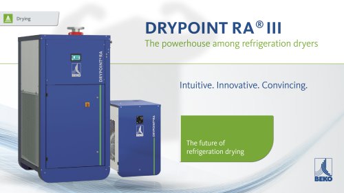 Refrigeration dryer DRYPOINT RA III