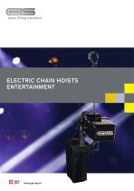 Electric chain hoists entertainment LP