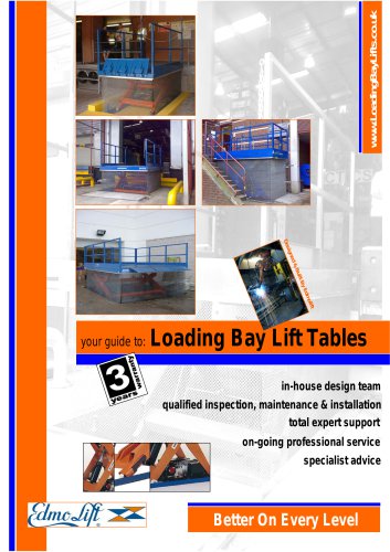 Loading Bay Lift Tables