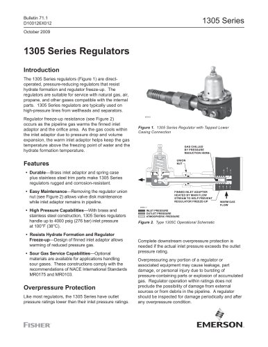 1305 Series Regulators