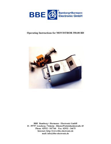 Microprocessor-controlled digital stroboscope 