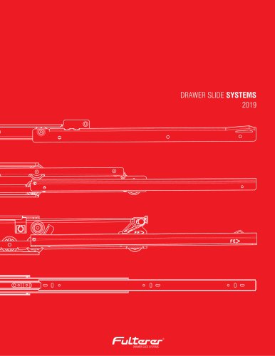 DRAWER SLIDE SYSTEMS 2019