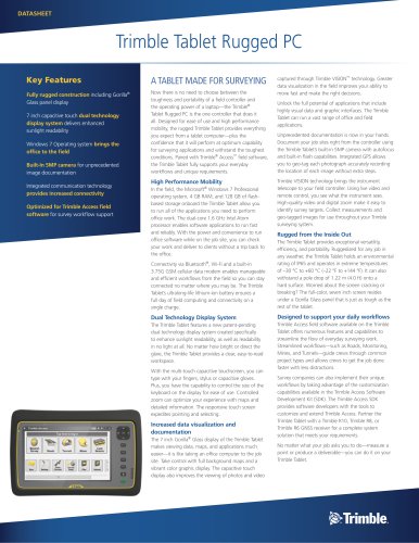 Trimble Tablet Rugged PC