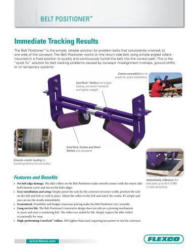 Belt Positioner Literature