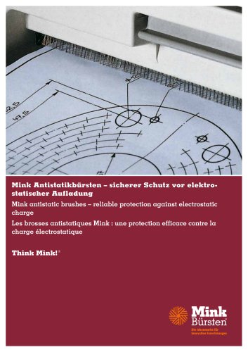 Mink antistatic brushes – reliable protection against electrostatic charge