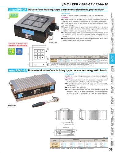 PB-2F Double-face holding type permanent electromagnetic block