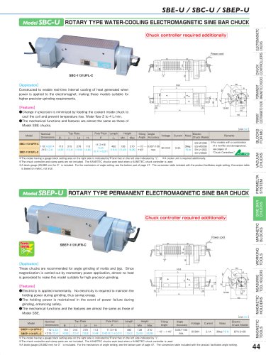 SBE-U / SBC-U / SBEP-U Model SBC-U