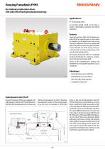 Datasheet Housing Freewheels FHHS