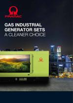 GAS INDUSTRIAL GENERATOR SETS