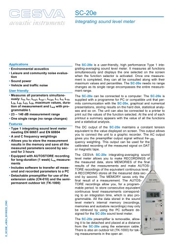 Integrating-averaging sound level meter