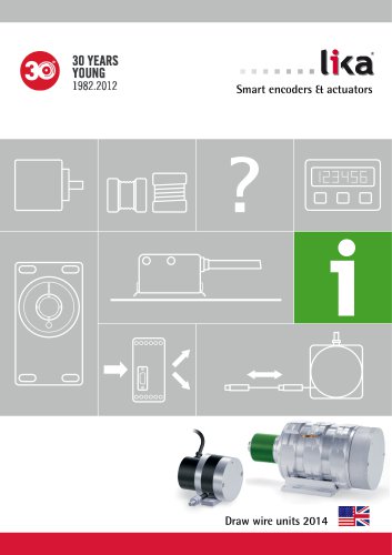 Draw wire encoders 2014