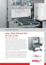 Automatic Shrink Wrapping Bundler: Super Wrap 650 de Luxe in Line