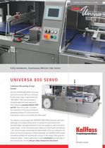 Fully-Automatic, Continuous-Motion Side Sealer UNIVERSA 800 SERVO