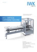 VI 5 – VERTICAL  CARTONING MACHINE