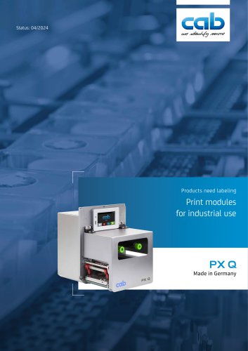 PX Q - Print modules for industrial use