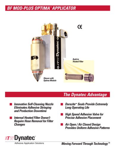 ITW Dynatec BF Mod-Plus Optima Hot Melt Adhesive Applicator