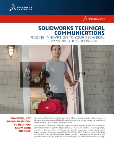 SOLIDWORKS Technical Communication Data Sheet