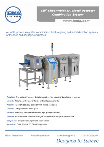 Combo Metal Detector / Checkweigher