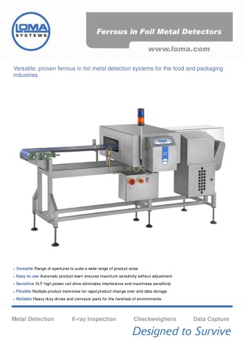 Ferrous in Foil Metal Detection