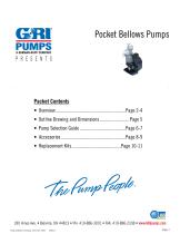 Pocket Bellows Metering Pumps