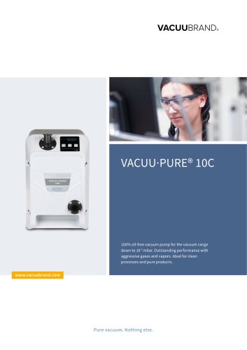 VACUU·PURE® 10C / Screw pump for aggressive gases and vapors