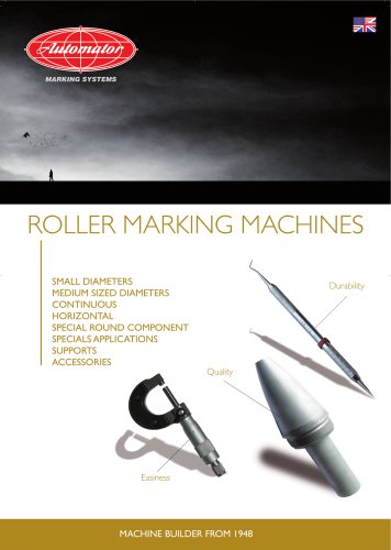 Roller marking machines