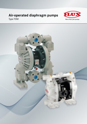 Air-operated diaphragm pumps FDM