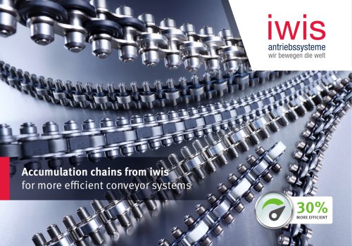 Accumulation chains from iwis for more efficient conveyor systems