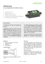 Datasheet mass flow Meter SFM4100