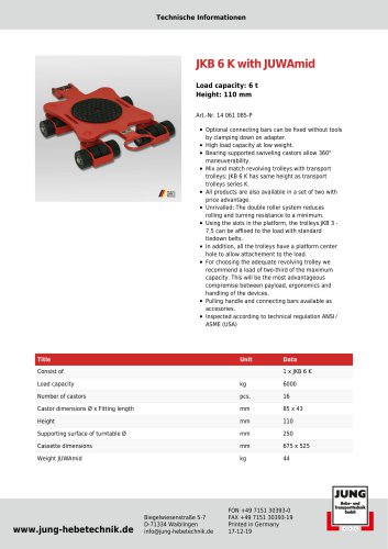 JKB 6 Product Details