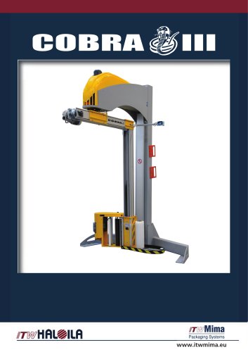 Semi-automatic wrapping machine for pallet loads
