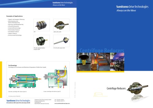 Centrifuge Reducers