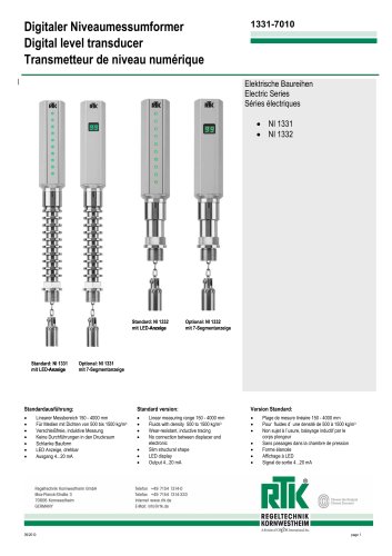 level transducer