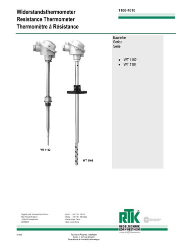 resistance thermometer