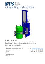 Drum Tipper - STE01-DRU01 - Instruction Manual (Electric drum lifter STE01-DRU01)