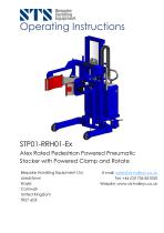 Drum Tipper - STP01-RRH01-SS-Ex - Instruction Manual (Motorized drum lifter STP01-RRH01-SS-Ex)