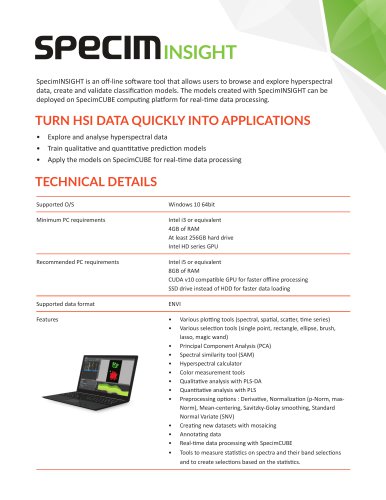 SpecimINSIGHT Data Sheet