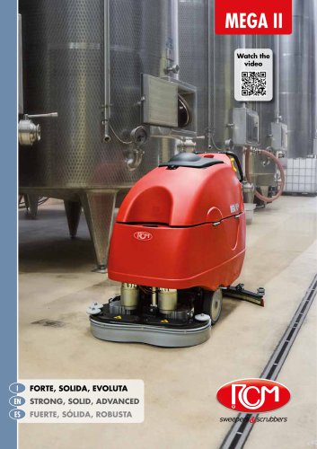 Scrubber drier MEGA II