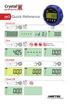 m1M Digital Pressure Gauge Manual