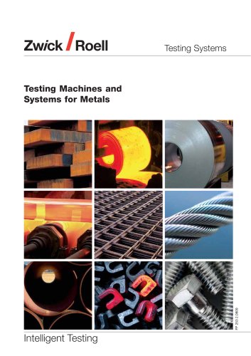 Testing Machines and Systems for Metals