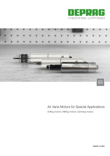 Air Vane Motors for Special Applications