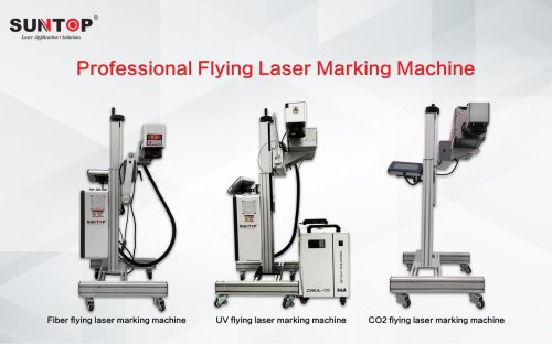 SUNTOP flying laser marking machine ST-FL Series ST-UV03F/ST-UV05F/ST-UV10F/ST-UV15F/ST-UV20F ST-CO2L30F/60F/70F/80F/100F
