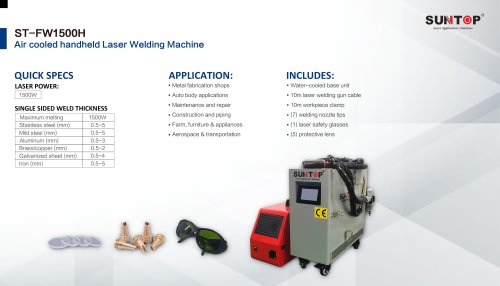 SUNTOP handheld laser welding machine ST-AFW