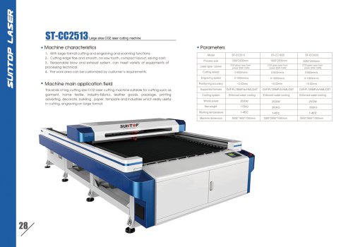 SUNTOP/Large area CO2 laser cutting machine