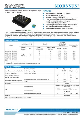 100W DC/DC converter